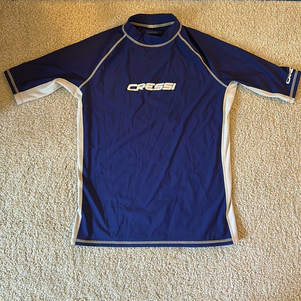 Blue Swim Shirt / Rash Guard